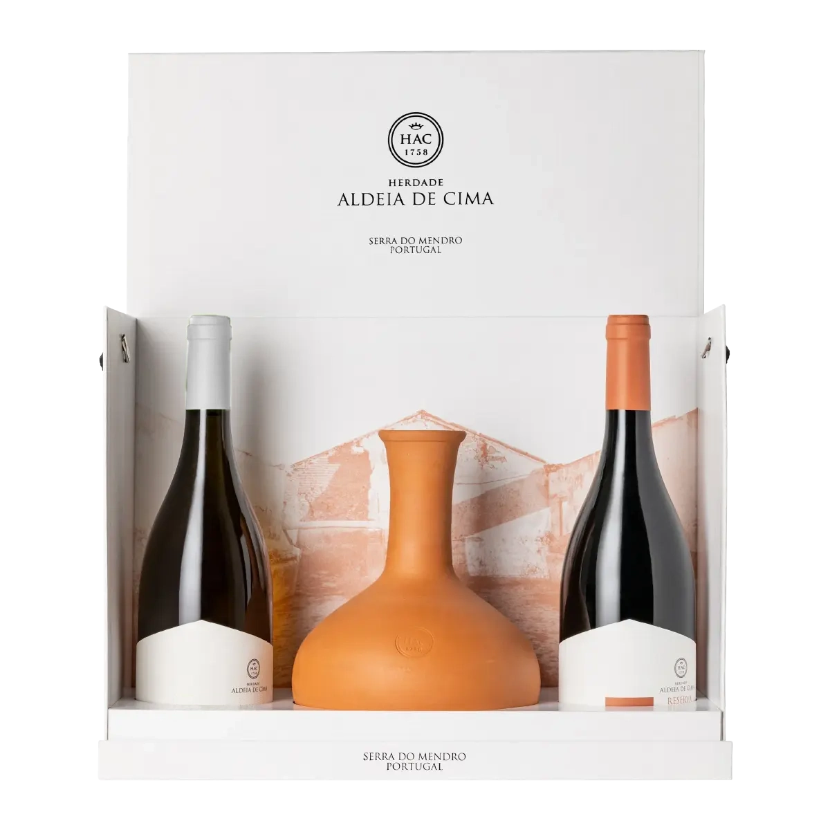 Cabaz Herdade Aldeia de Cima Branco 2020 / Tinto 2020 + Decanter